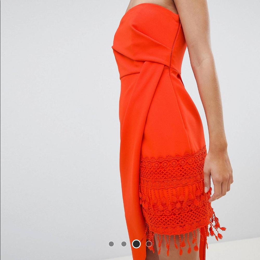 River Island Tassel Detail Bodycon Dress